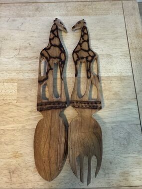 Salad Spoon and Fork Set